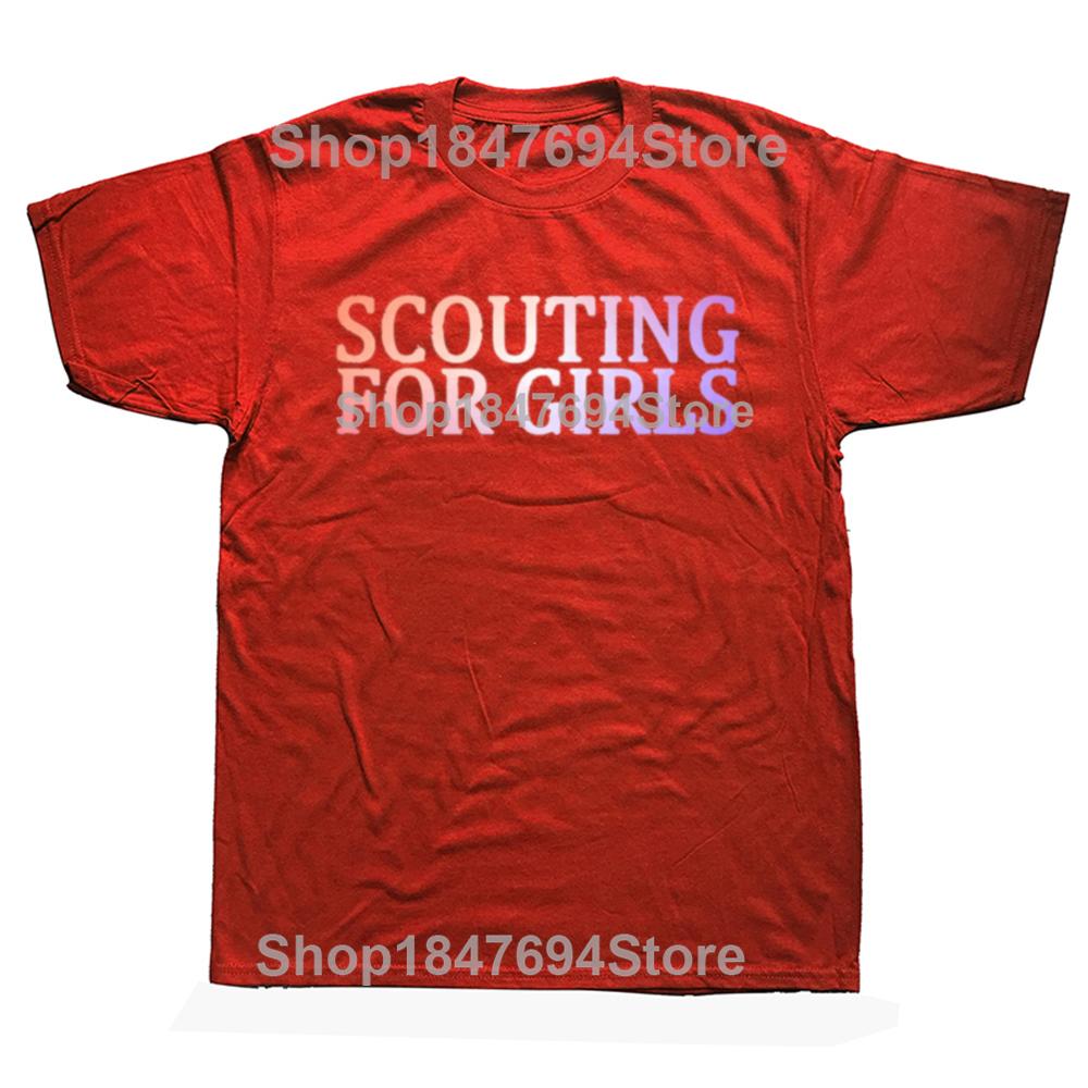 

Funny Scouting for Girls Graphic Tshirts Men Womens Fashion Casual Tshirt 100 Cotton Loose Oversized Workout T Shirt S