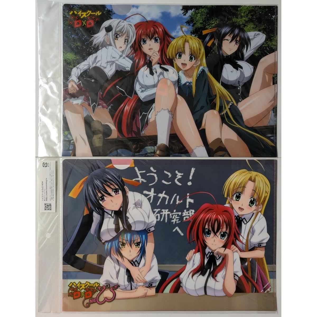 Used Brand new and unopened at the time High School DxD High School DxD NEW Clear file set of 2 MOVIC Occult Research Club