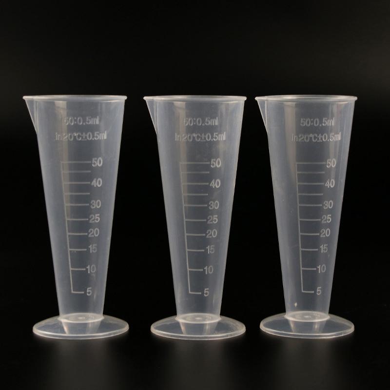 Vaso medidor de plástico transparente con escala, pico vertedor sin asa, recipiente para líquidos para suministros de barra de cocina