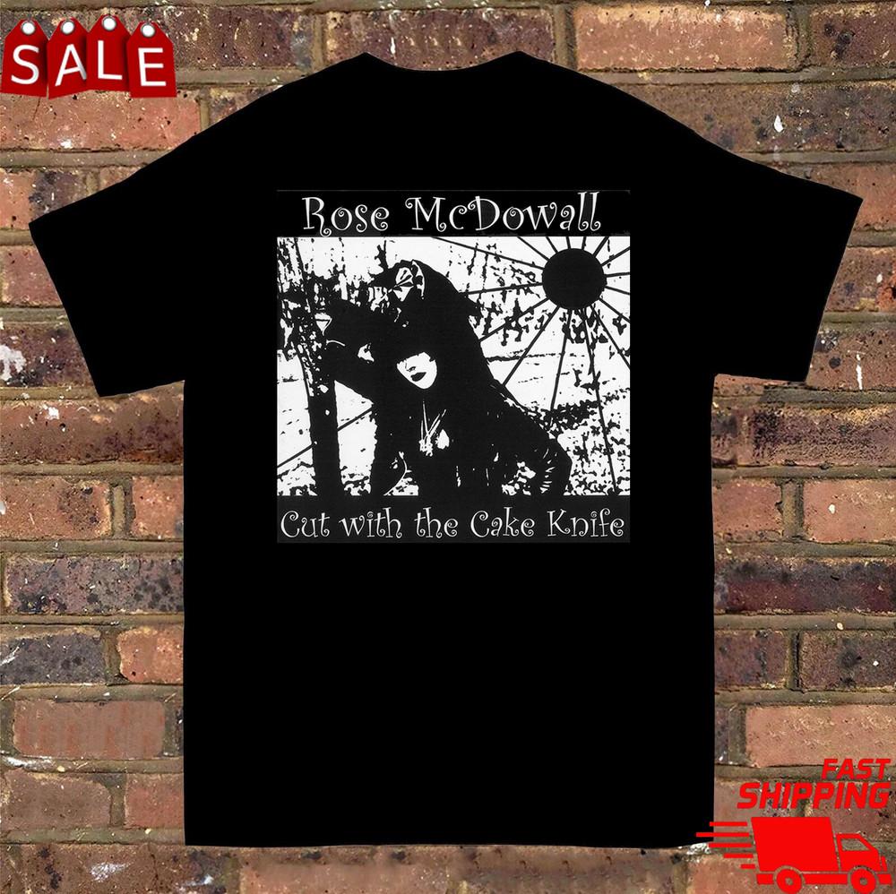 VTG Rose McDowall - Cut With the Cake Knife Shirt Tee Gift Size S to 5XL Unisex T-Shirt XXXL