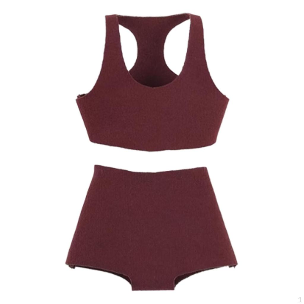 1/6 Scale Action Figure Clothing Set with Sleeveless Vest And Shorts