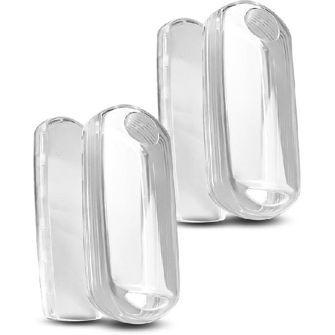 2 Pcs Key Fob Cover Soft TPU Car Key Fob Case Fit for Mazda 3 6 8 Miata MX-5 CX-3 CX-5 CX-7 CX-9, 4 Buttons Remote Key Protector Clear, Anti-Scratch
