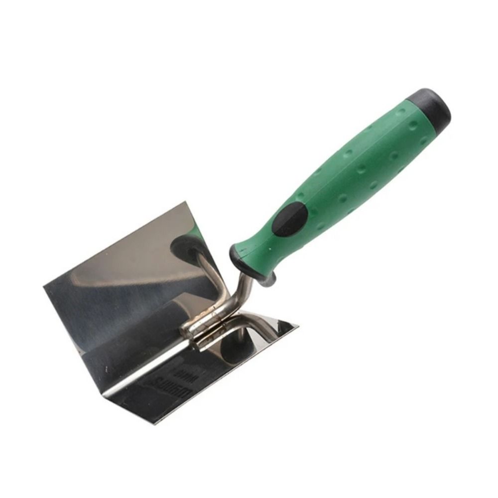 Stainless Steel Putty Scraper Flexes 90 Degree Corner Finishing Trowel  Wall Repair Tool