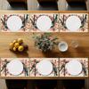 1pc/4pcs/6pcs Valentine's Day Heart Bird Placemats Suitable for Dining Table Decorations, Machine-Washable Rectangular