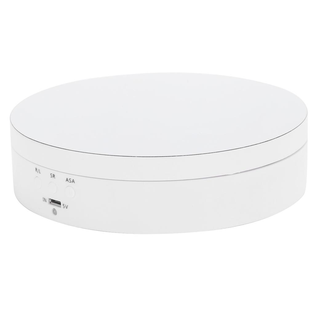 3 Speeds Electric Rotating Display Stand 360 Degree Turntable Jewelry Holder USB Charging