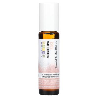 Essential Oil Blend, Skin Softening Roll-On, Rose, 9.2 Ml (0.31 Fl Oz)