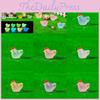 Adorable Resin Miniature Chicken Garden Decor Glow In The Dark Pastoral Style