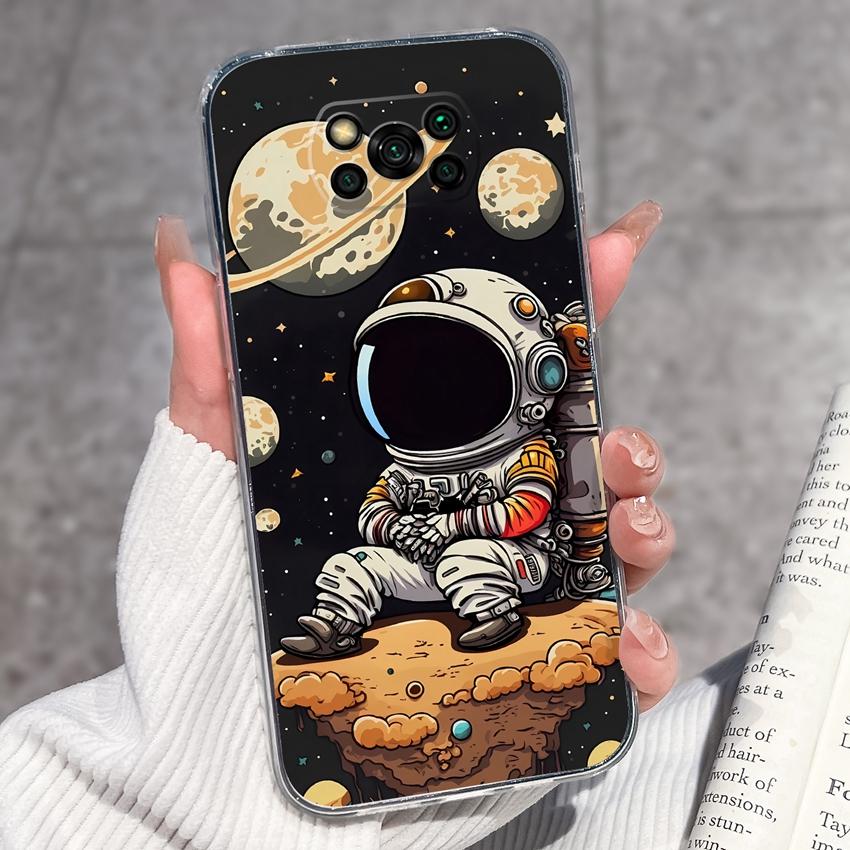 Clear Phone Case For Xiaomi Poco X3 X4 NFC X5 X6 X7 Pro F3 F4 GT F5 Soft TPU Casing Retro Pocket Watch Patterns Shockproof Shell For Xiaomi Cover Capa