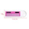 Regla solar Regla de 10 cm Mini calculadora digital 2 en 1 Papelería para niños Regalos de oficina escolar