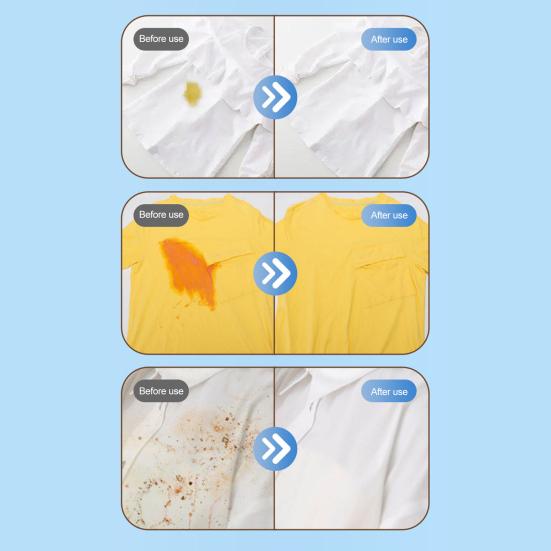 1/2/3Pcs 120ml Quick Laundry Stain Remover Active Enzyme High Efficient Stain Removal Garment Cleaner