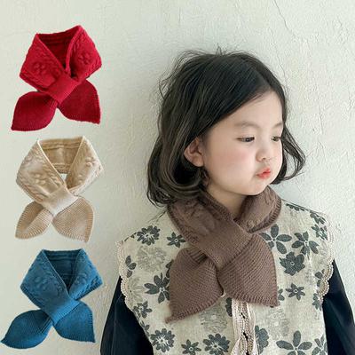 Απλός Παιδικός Κασκόλ, Εποχιακός Βρεφικός Κασκόλ, Βρεφική Κάλυψη Λαιμού Χιαστί, Ανδρική και Γυναικεία Ζεστή Αντιανεμική Πλέξη