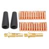 28 Pieces MIG Welding Accessories Gasless Nozzles Electrode Tips and Gas Diffusers for Weld Pak