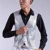 Singer Student Middle-aged Youth Fashion Dance Dance Sequin Performance Vest Stage Vest Men's Personality
