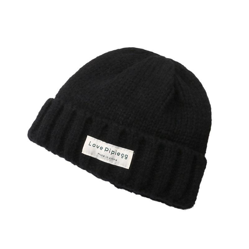Autumn and winter hats, women's ear protectors, wool hats, cloth, couple wool hats, big head circumference, warm knitted hats