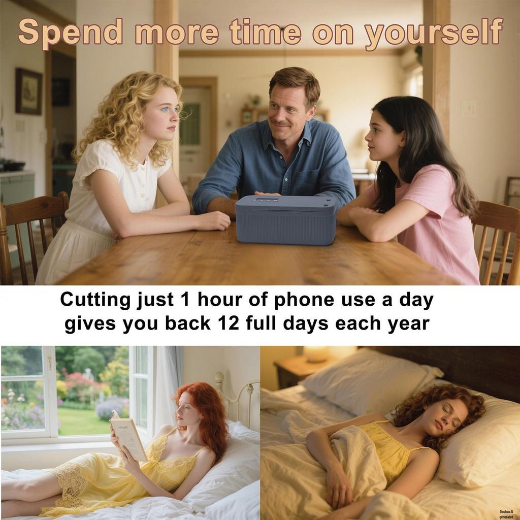 Timed Lockbox for Medication & Personal Items