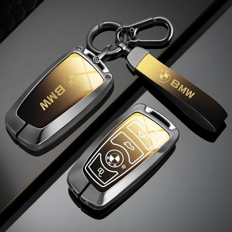 2025 Car Key Case Cover Shell Key Case Keychain Accessories for BMW 1 3 5 7 Series X1 X3 X4 F20 F30 F18 F25 M3 M4 E34 X5 F10