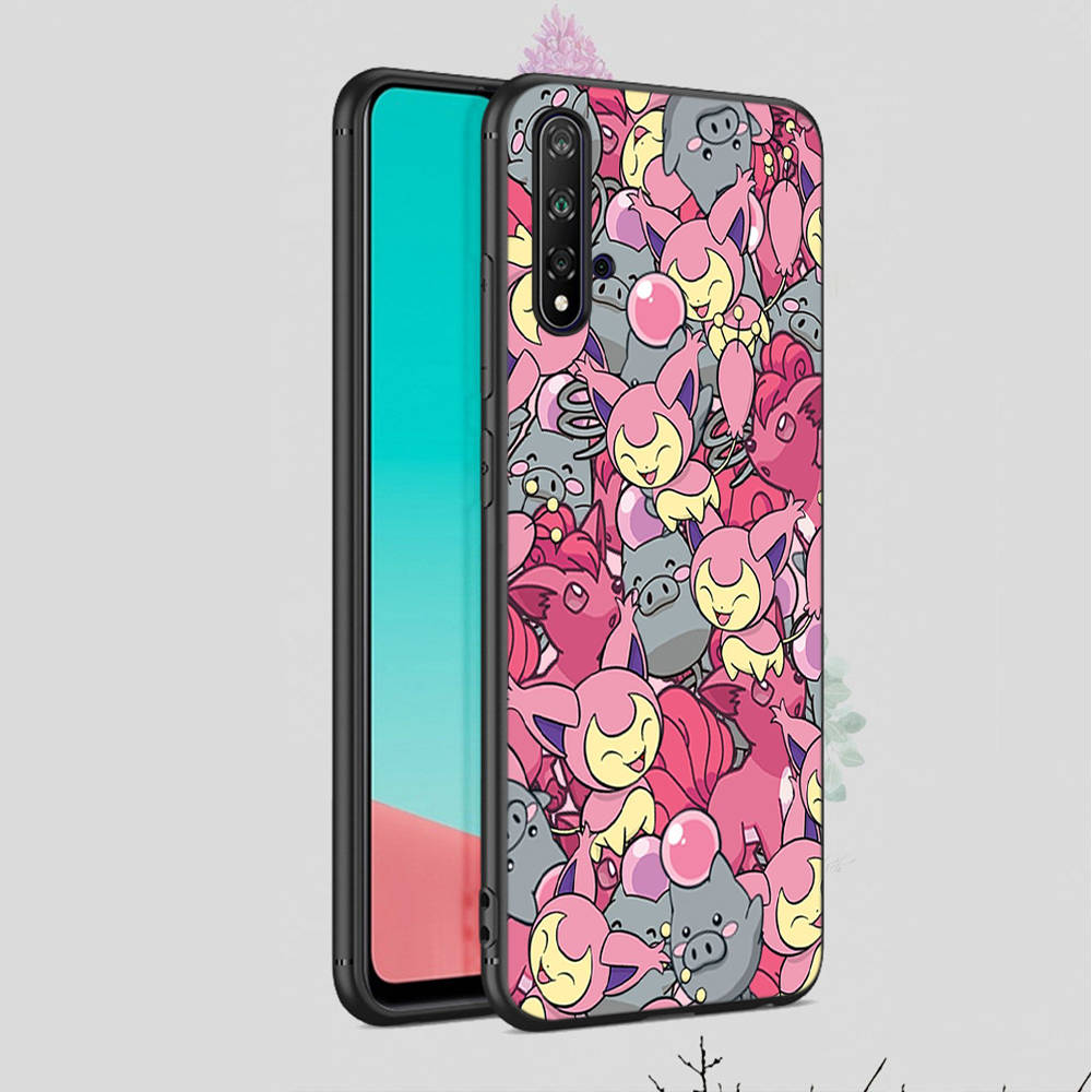 CT54 Cute Pokemon Case for Samsung A04 A14 A23 A34 A54 M23 M33 M52 M53 Realme 10 9 C30S C35 C55 VIVO Y02S Y21 Y33S Y51 X80 Pro Clear Cover