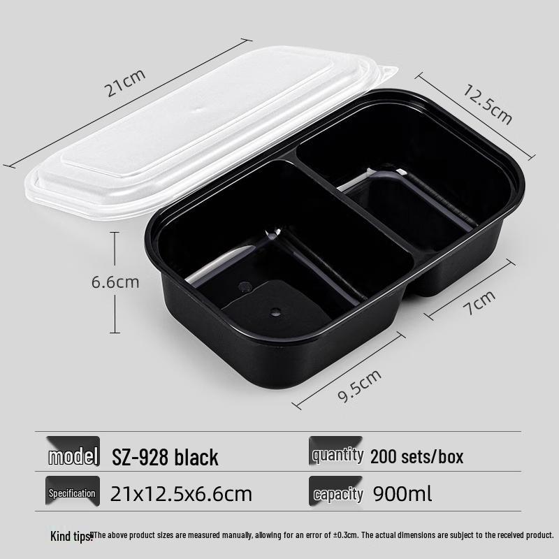 COFLYEE Disposable Plastic Food Containers