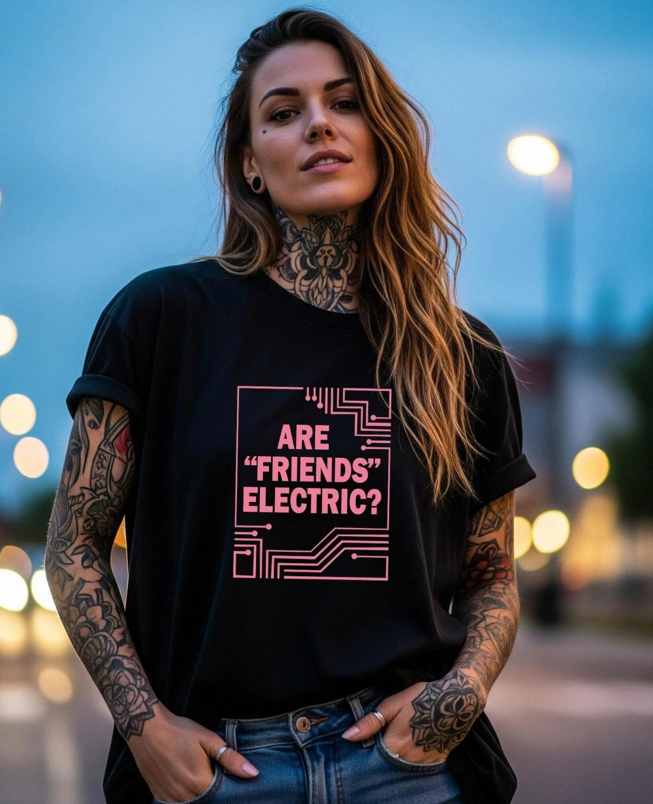 ?GARY NUMAN T-Shirt ARE FRIENDS ELECTRIC? Tubeway Army Synth Pop Unisex S