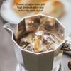 Aluminum Material Moka Pot Coffee Maker 6 Cups Capacity Aluminum Coffee Pot  Home Brewing