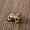 Mini Vintage Brass Small Frog Figurines Home Desktop Decorations Crafts