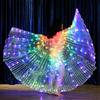 Retractable LED Luminous Butterfly Wings Costume for Halloween, Cosplay, and Performances - Adult and Child Sizes Available