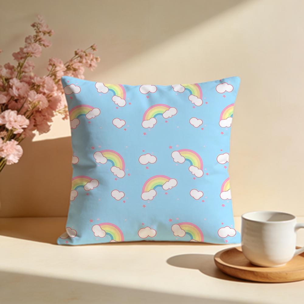 Funda de cojín Arcoíris Vibrante Fundas de almohada suaves para el hogar, dormitorio, sala de estar, sofá