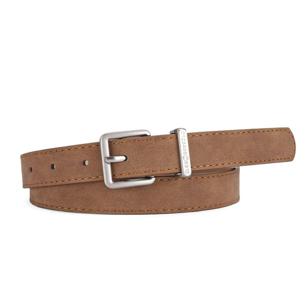 Luxury Design Brand Matte Pin Buckle Waistband Women Trendy Waist Strap Trouser Dress Belts