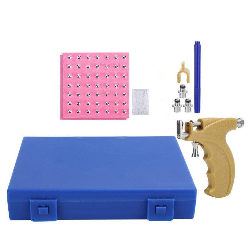 Stainless Steel Ear Piercing Gun with Cartilage Stud Earring Set