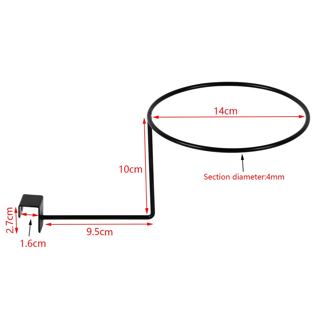 1PCS Black White Motorcycle Helmet Holder Hanger Rack Wall Mounted Hook for Coats Hats Caps Helmet Rack Black Steel Accessories