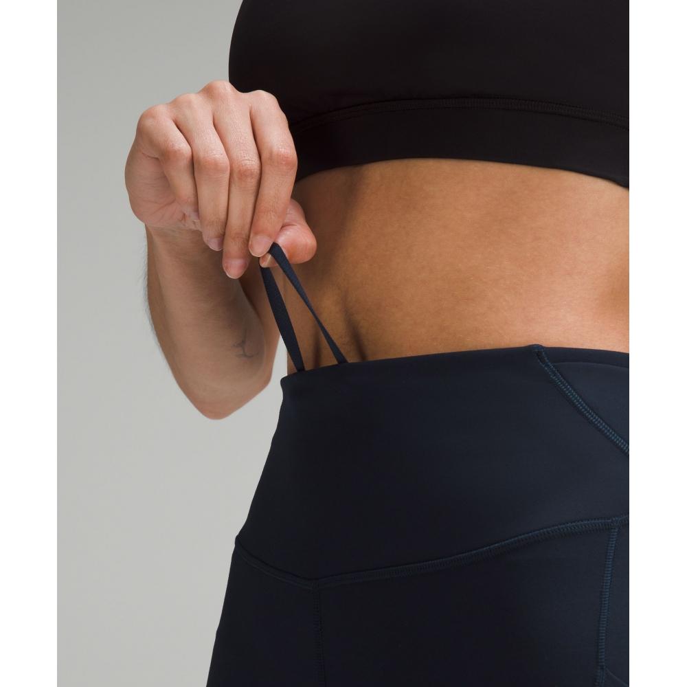 Lululemon Fast And Free High Rise Thermal Tight 28   Pockets True Navy