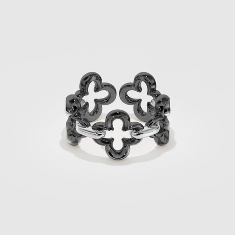 MUSEE.ART Gothic Flower Chain Ring(freesize)