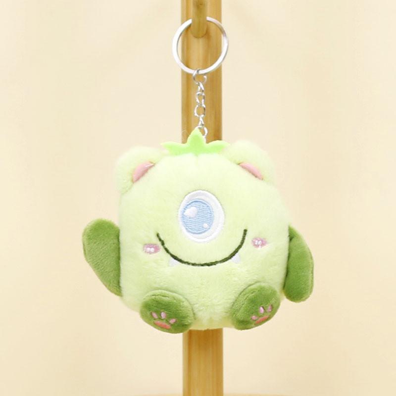 Adorable Plush Monster Keychain Soft Stuffed Animal Bag Accessory Cute Toy