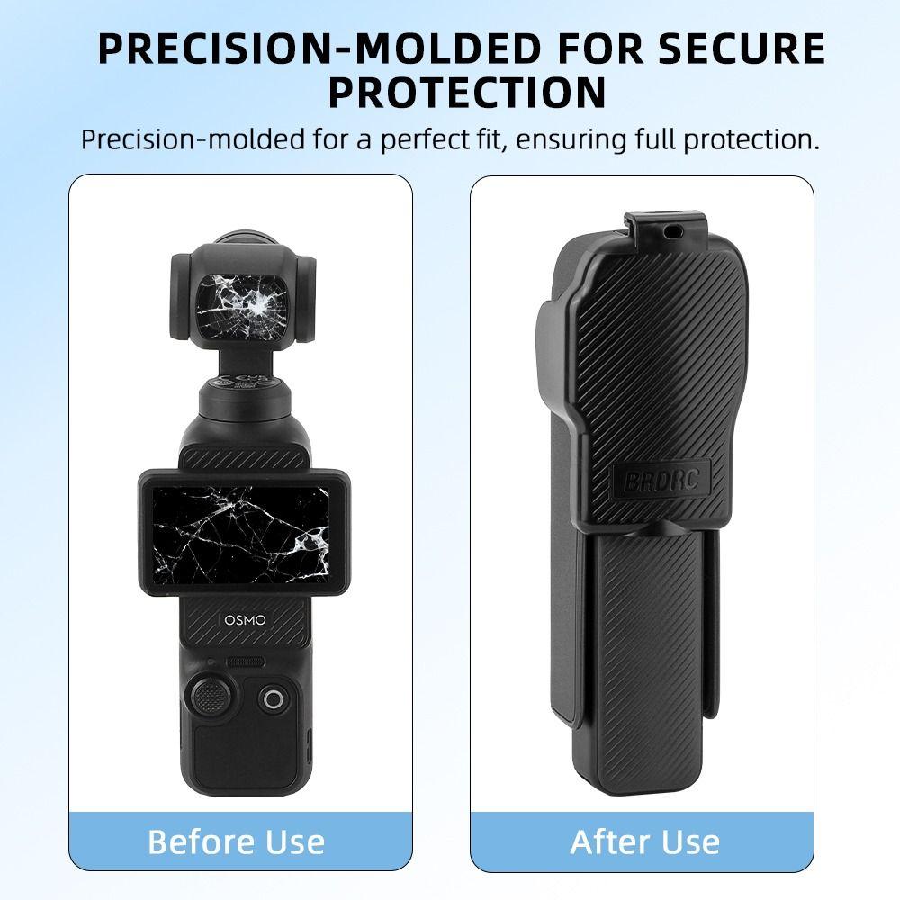 Anti-fall Original Protective Case Lid Quick Release Anti-Scratch Flip Cover Lightweight Lens Guard for DJI Osmo Pocket 3