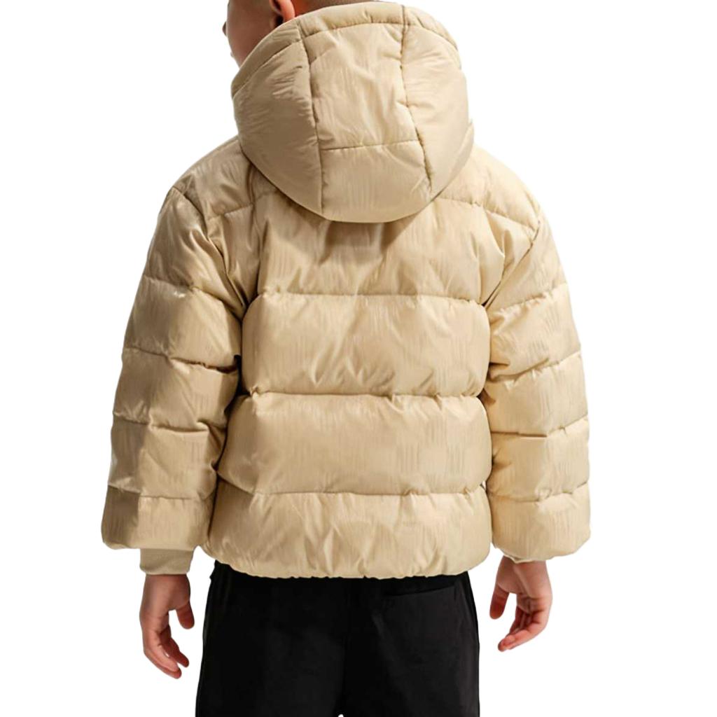 Nike Knitted Hooded Long Sleeve Down Jacket Kids Outerwear IQ9935-101