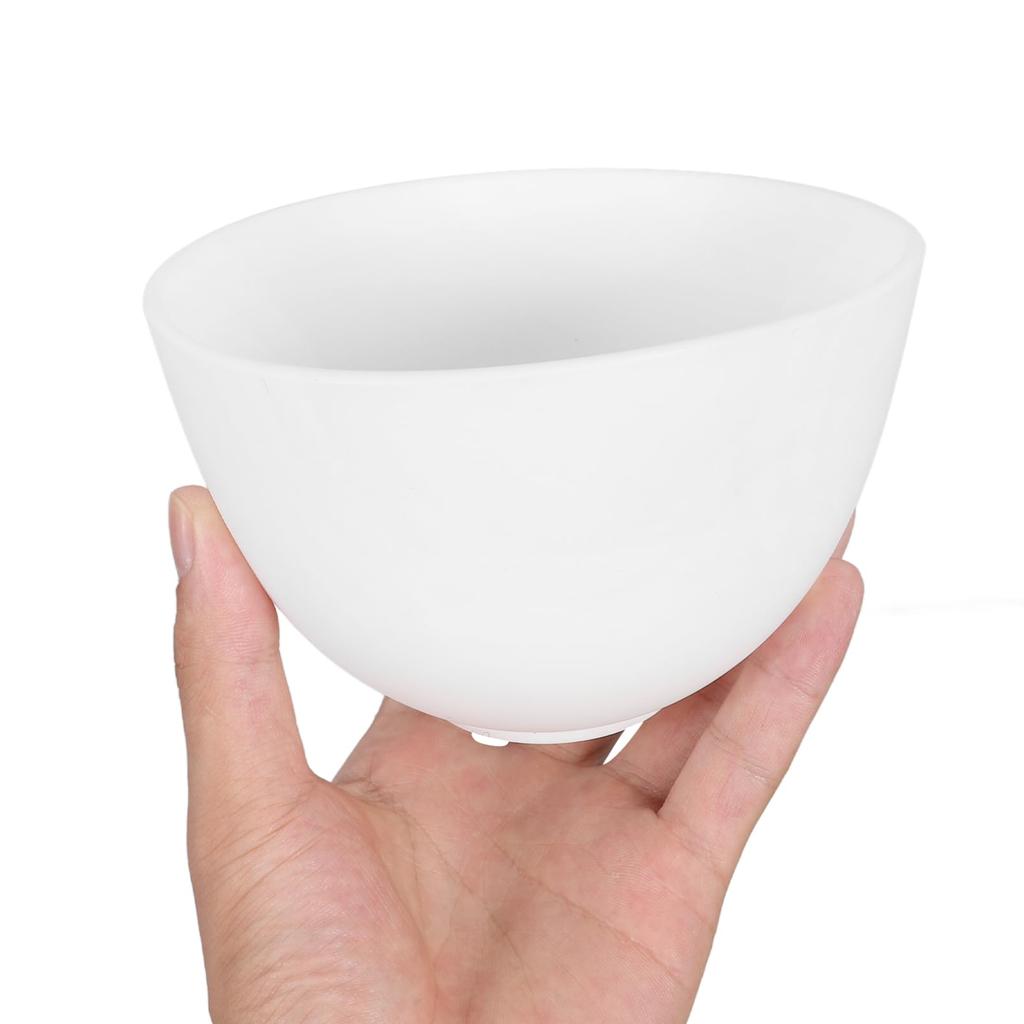 Healeved 1 Set Facial Mixing Bowl, Silicone Mixing Bowl with Applicator, DIY Bowl, Silicone Bowl, Silicone Mixing Bowl
