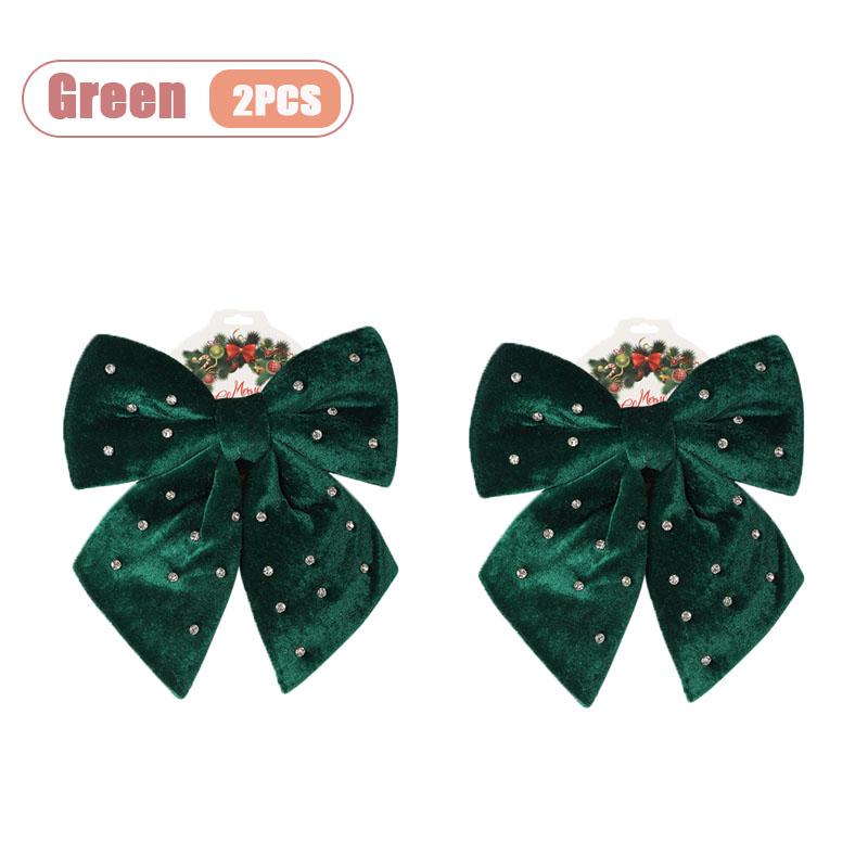 Christmas Bow Decorative Hanging Ornament for Tree Wedding and Party Decorations Perfect for Holiday and Hotel Displays