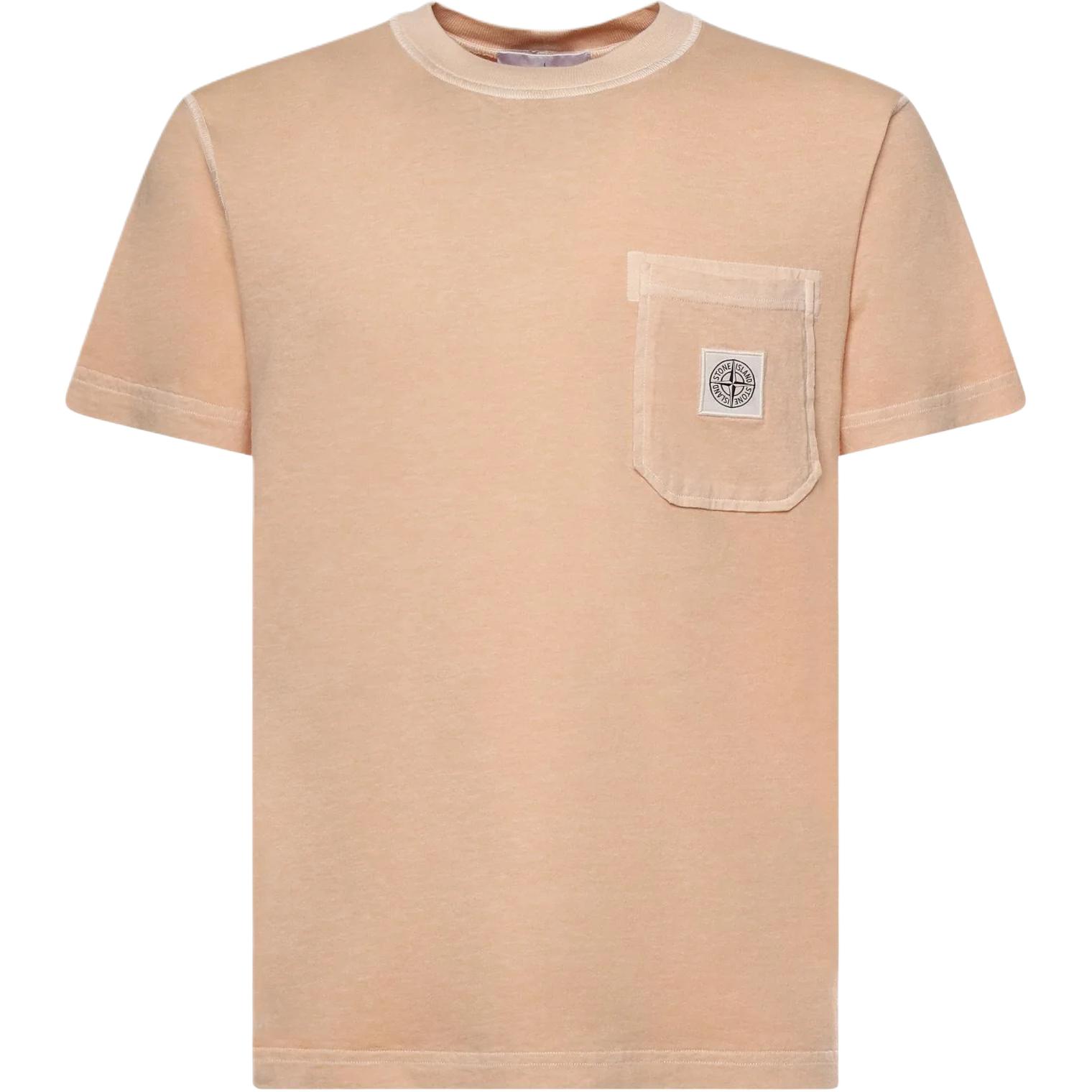 Stone Island Ss26 Pocket Crew Neck Short Sleeve T-Shirt Men tops L1S152100032S0057-V018E L