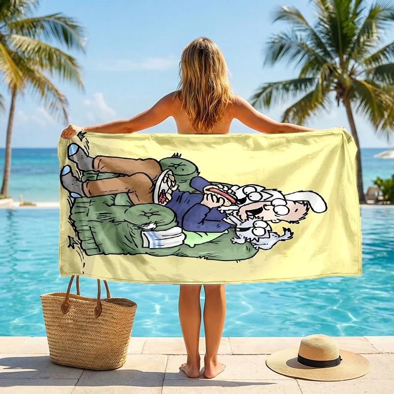 Simon'S Cat Fashion Beach Towel: Ideal for Summer Adventures Soft, absorbent and quick drying suitable for swimming and bathing