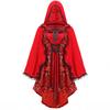 Halloween jacquard cape Little Red Riding Hood costume, plus size cospay costume Queen Goth costume