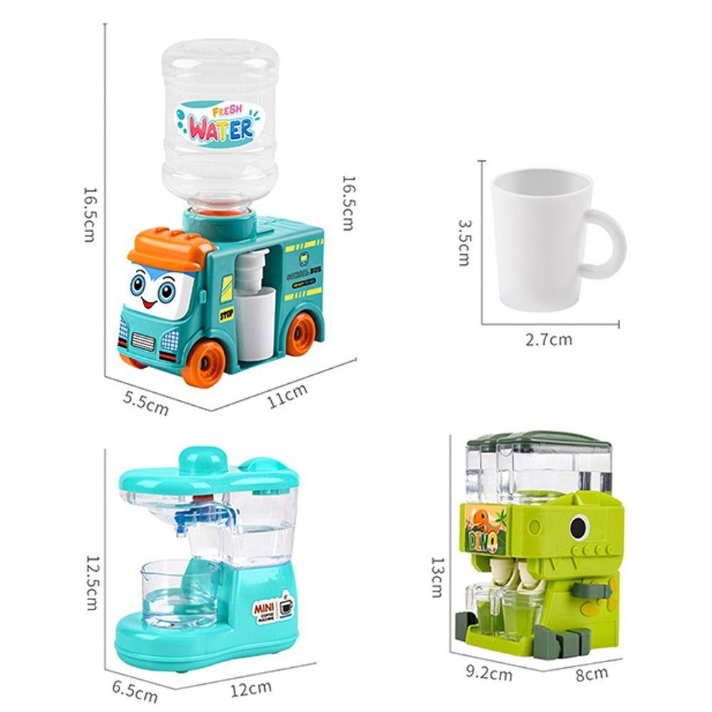 Mini Dystrybutor Wody Dinozaur Stojak Zabawka Kuchenna Urocza Pompka do Butelek Wodnych Dzieci