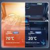 Holographic Car Sun Shade Foldable Frameless Windshield Sunshade Iridescent Rainbow Reflective UV Protector Heat Insulation Shield