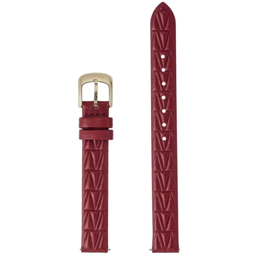 [Versace] Uhr Virtus Mini Venus Mini Rotes Zifferblatt Edelstahl Saphirglas Quarz 28MM Schweizer Uhr VET300321 Damen Gold [Artikel]