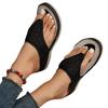 2024 New Women Summer Sandals Open Toe Beach Shoes Flip Flops Wedges Comfortable Slippers Sandals Zapatillas Casa Mujer