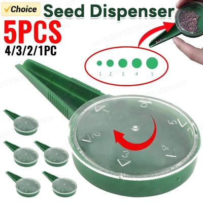 Plant Seed Sower Plant Seeder Adjustable Hole Garden Multifunction Seeding Dispenser Tools Adapting To Various Sizes of Seeds