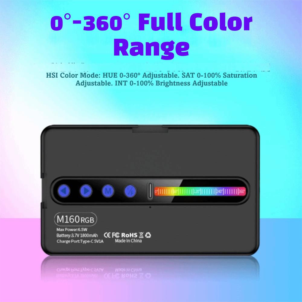 CRI 95+ Photography Fill Lamp Dimmable Camera Light New Design RGB LED Video Light Video Recording
