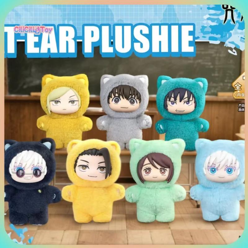 Jujutsu Kaisen 2 Cat Ear Plushie Series Blind Box Mystery Box Anime Figure Room Decoration Collection Kids Gifts