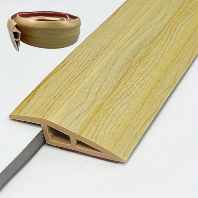 1pc 1m/39.37in Threshold Transition Strip, Wear-resistant Self-adhesive Edging Strip, Household Cuttable Threshold Cover Door