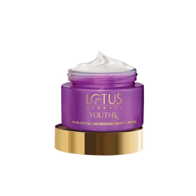 Lotus Herbals YouthRx Anti Ageing Nourishing Night Cream for women, 50g
