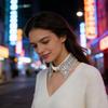 Fashion Beadwork Detachable Collar Removeable Faux Collar Easy Wear Neckwear for Women Various Occasion and Outfit
